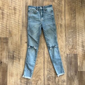 Free People Raw High Rise Jegging Size 26